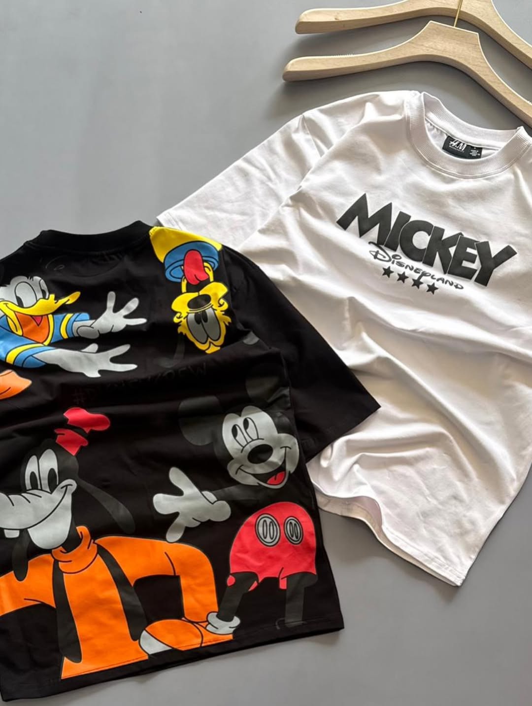 licensed Disney Mickey Mouse graphic print t-shirt available in different styles like oversized or crew neck(PACK OF 3)