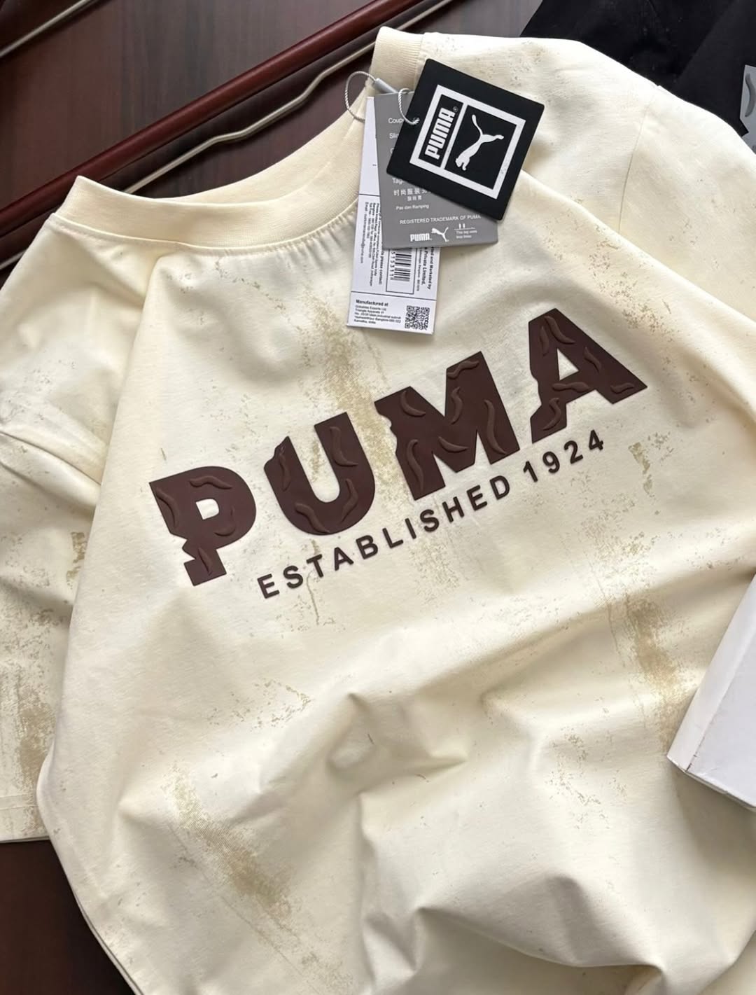 Puma Men's Graphic Tees, featuring varsity-style branding for an athletic look (PACK OF 3)
