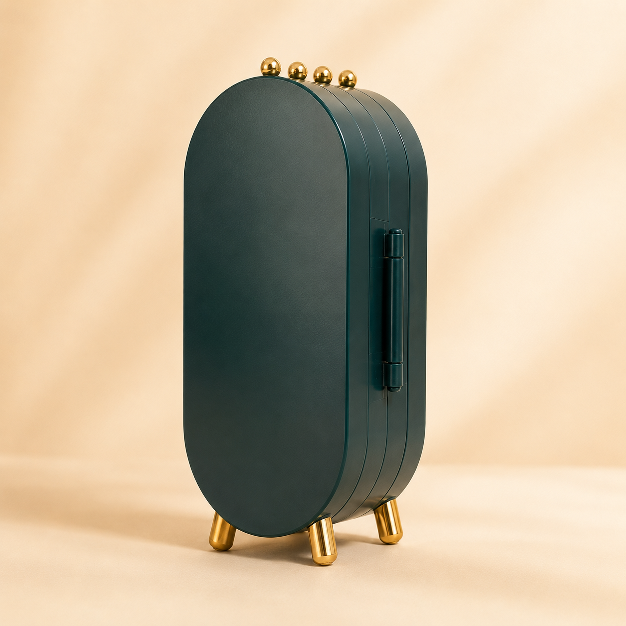 Viral 3-fold elegant Green Jewellery box