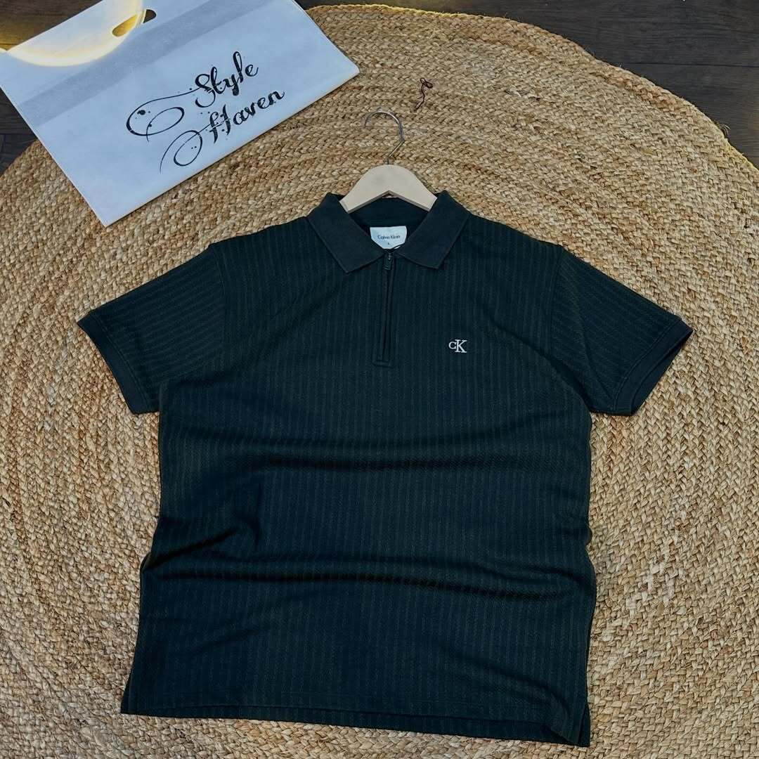 Calvin Klein Jeans textured polo shirt (PACK OF 3)