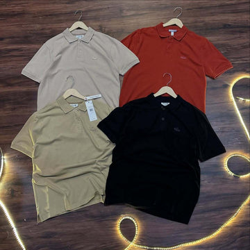 Lacoste Paris polo shirts made from stretch cotton pique(PACK OF 3)