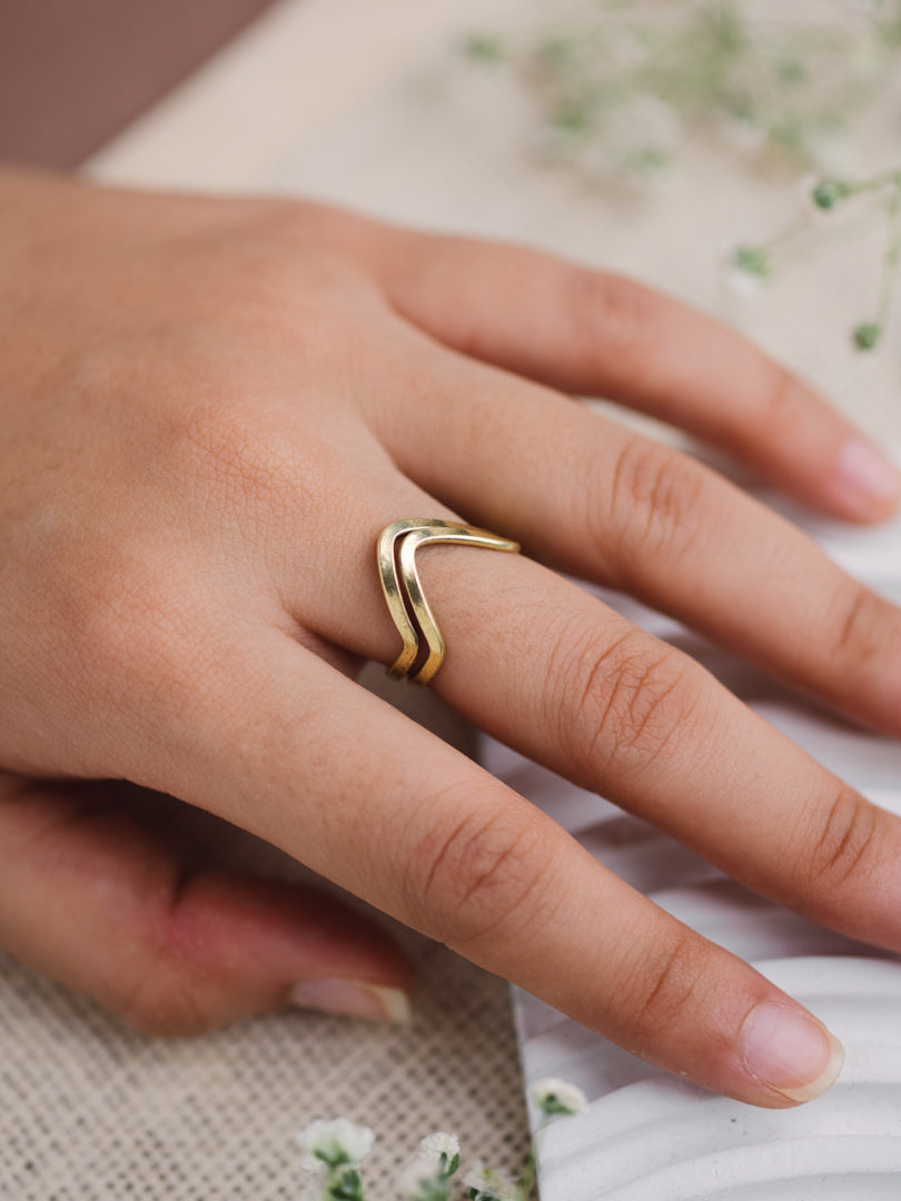 Disc Tri Brass Rings Combo 3 Rings