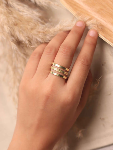 Triple Brass Ring