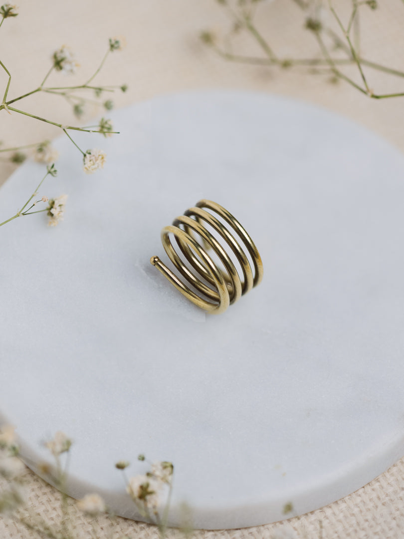 Must Have 3 Rings Combo Brass Adjustable Ring