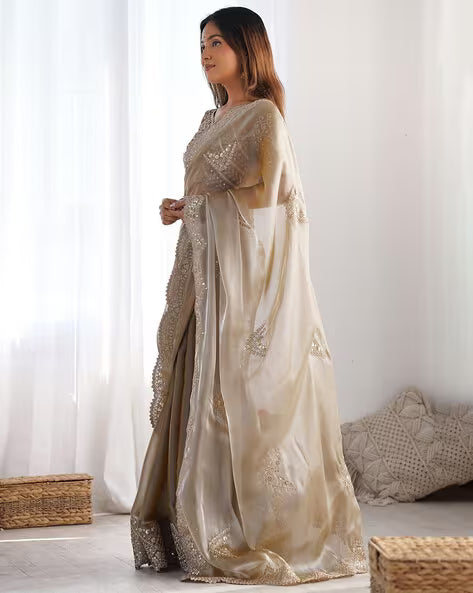Embellished Traditional Saree (Buy 1 Get 1 Free)