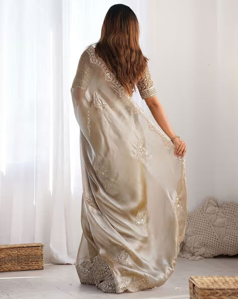 Embellished Traditional Saree (Buy 1 Get 1 Free)